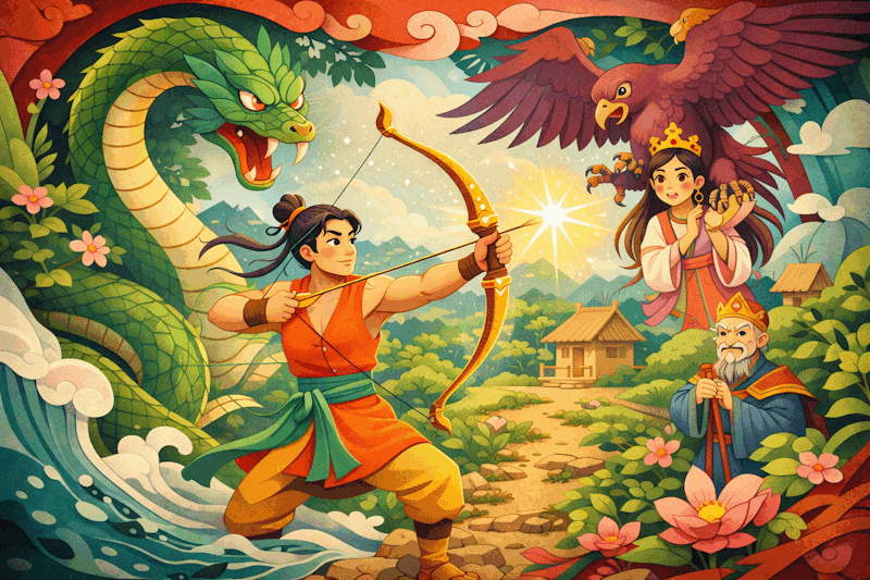 Thach Sanh and the Magic Bow