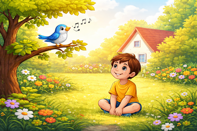 The Little Blue Bird